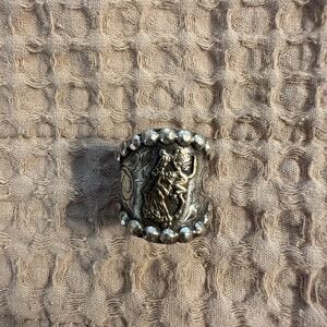 Silver Engraved Ring